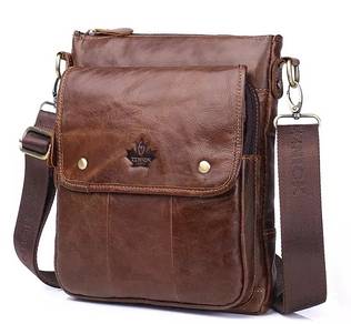 Z.Nick Genuine Cow Leather Sling Bag For Men