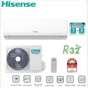 Hisense INVERTER 2.5hp air cond free install (NEW)