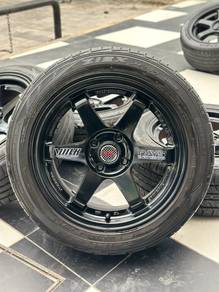 Te37 15 inch sportrim Vios myvi wira satria