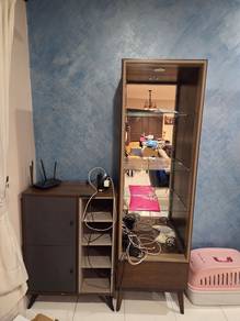 display cabinet and matching small cabinet