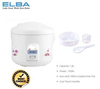 ELBA JAR RICE COOKER ERCE1831WH periuk nasi