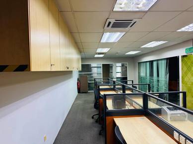 FOR RENT 2nd Floor Office Bayan Bay Queensbay Sg Nibong Fully Furnish