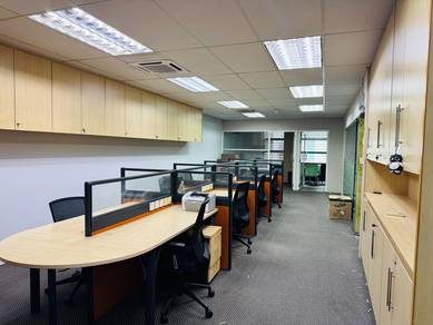 FOR RENT 2nd Floor Office Bayan Bay Queensbay Sg Nibong Fully Furnish
