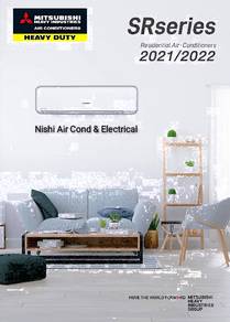 Mitsubishi 1hp Air Cond + pasang