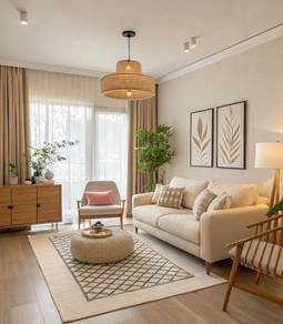 Bumi 4 Bedroom/Larkin Condo/LPPSA/Free Furniture