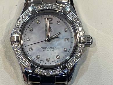 Ladies Tag Heuer Aquaracer MOP & Diamond full set