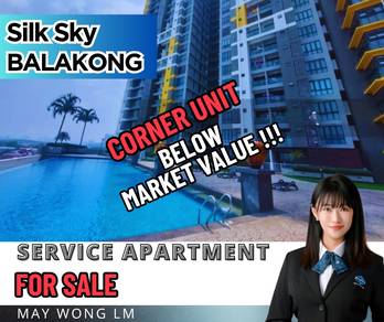 SILK SKY Corner Service Apartment🏢 @ BALAKONG, Freehold, Move-in