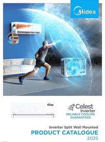 Midea 1hp inverter aircond baru + pasang