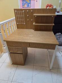 solid wood childrens study table designer