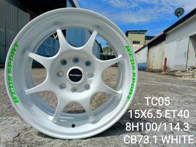 New rim wedssport tc05 15 inchi white