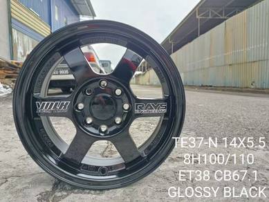 New rim rays te37 14 inchi glossy black