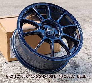 New rim wedssport tc105x 15 inchi blue