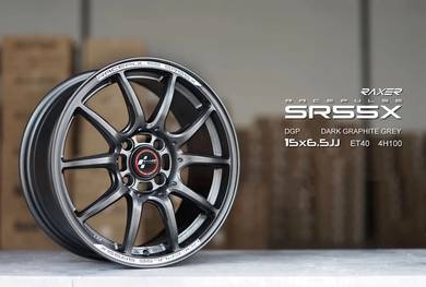 New rim raxer sr55x 15 inchi dark graphite grey