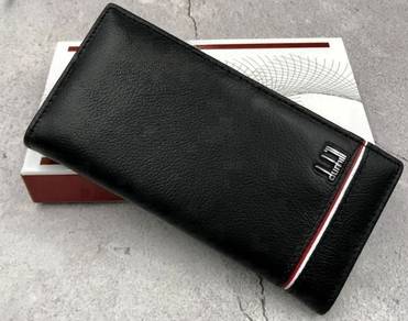 Dunhill Genuine Cow Leather Men's Long Wallet