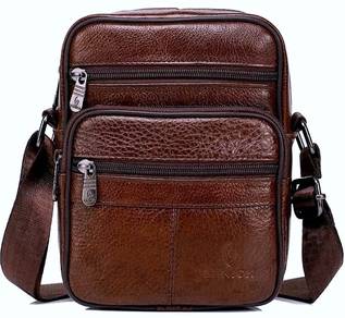 Genuine Cow Leather Z.Nick Men's Sling Bag