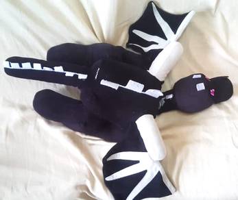 VINTAGE BIG Minecraft ENDER Dragon 24-in Plush