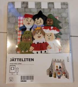 Ikea Finger Puppets Castle Jatteliten toy children