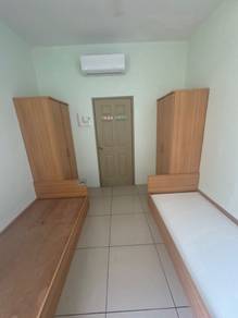 FREEHOLD Ixora Apartment Bukit Beruang Melaka nr MMU bedroom Aircond