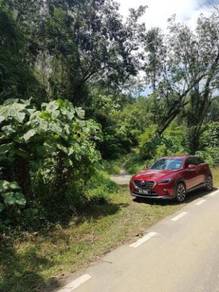 Tanah pertanian jalan air terjun sungai sendat ulu yam batang kali