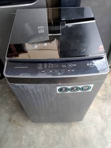 washing machine sharp 8kg elok lgi sekli hntr
