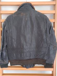 Vintage USN Type G-1 leather deck jacket conmar