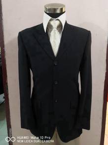 Black Blazer Coat Jacket Mens No410 saiz/size M