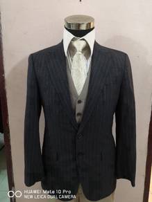 Black Blazer Coat Jacket Mens No410 saiz/size M
