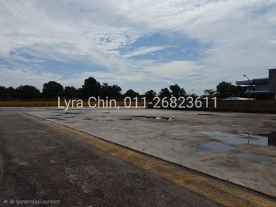 Industrial Land with Office Building for Rent at Bukit Minyak!