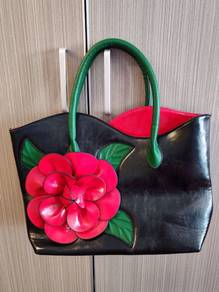 Japan Chic 3D Floral Tote Bag