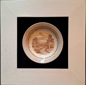 Framed Nikko Dinner Ceramic Plate - II