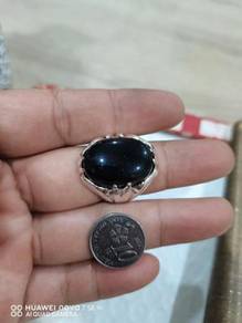 Cincin perak akik yaman 1