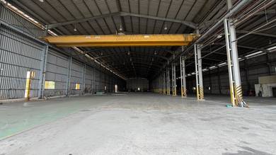 3200amp Senawang Seremban 40ft high Detached Factory gas zone Rent