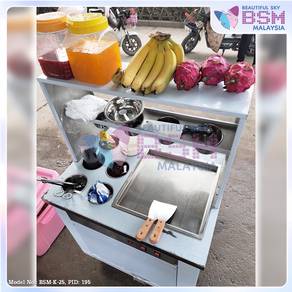 Mesin Aiskrim Gulung Fried Ice Cream Roll Machine