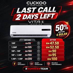 Promosi Aircond Cuckoo Sekarang Thgcvzx4