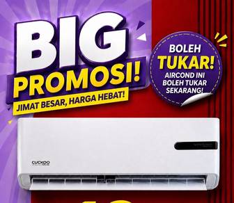 Aircond Cuckoo Unit Promo Gthsd7