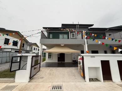 2STY 2100sf KOTA KEMUNING PINGGIRAN SHAH ALAM RIMBAYU JALAN KEBUN LRT3