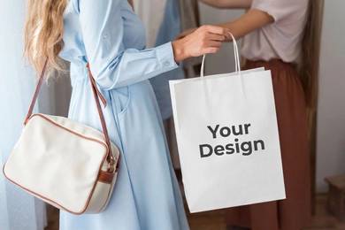 50pcs Kraft Paper Bag Printing | Custom Logo Print