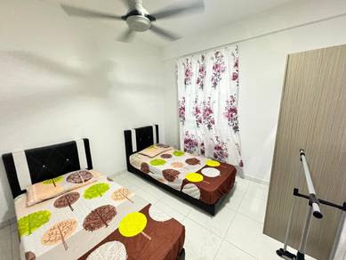 Fully Furnish 3 Bedroom The Height Residence , Ayer Keroh