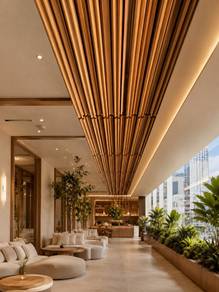 Designer Solid wood panel strip (X-shaped)