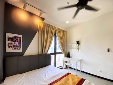 MIDDLE ROOM + NEAR LRT • Neu Suites @ Jalan Ampang F/ Furnished + WIFI