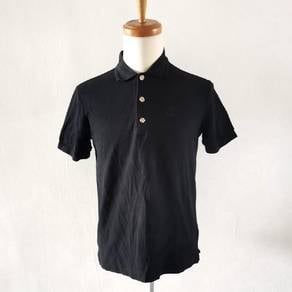 Burberry London England Black Polo Shirt