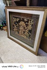 Thai Ramakien embroidered wall art