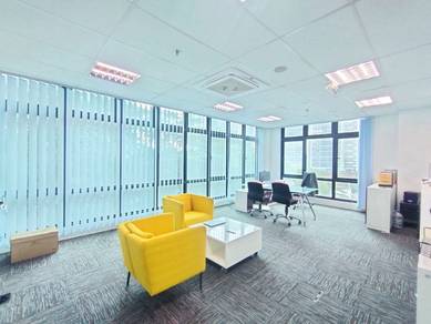Partially Furnished, Renovated Office, Wangsa 118, Wanga Maju Near LRT