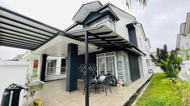 End Lot Double Storey Cluster House Tropika DAlpinia D'Alpinia Puchong