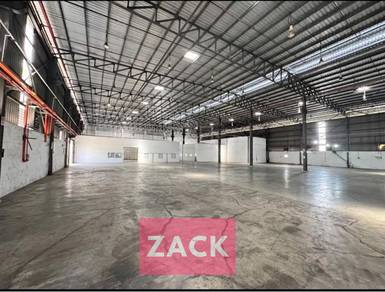 FOR RENT Prai High Ceiling Factory Warehouse  Butterworth