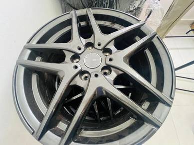 4-Unit Second Hand Alloy Vehicle Rims with Caps