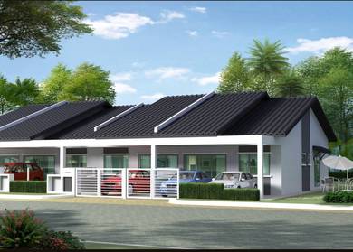 Pulau indah Iman yusof terrace 1 tingkat baru