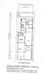 Selangor Puncak Alam 1-Storey Terraced House For Sale - Direct Owner