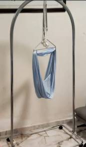 Baby swing with electronic baby cradle