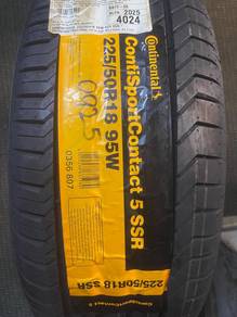 New Tyre 225-50-18 Continental CSC5 SSR RFT 0925y